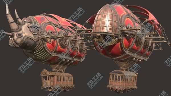 images/goods_img/20210312/Airship Steampunk Rhinoceros 3D/3.jpg